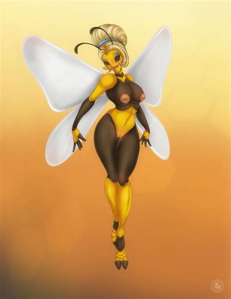 hallee the honey bee sexy pinup by furrypinups hentai