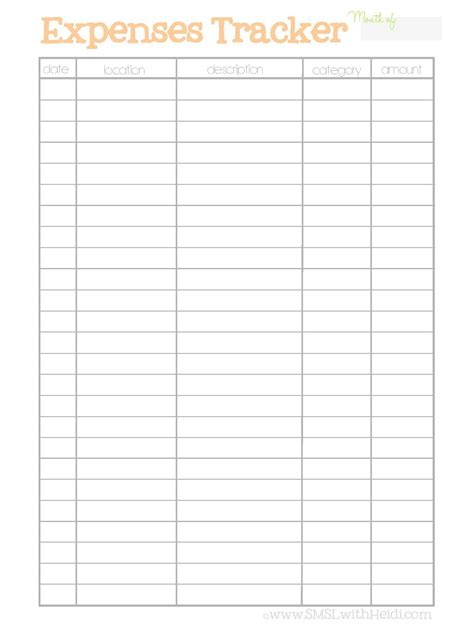expenses trackerjpg  pixels monthly budget printable
