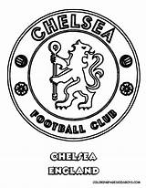 Chelsea Logo Pages Coloring Soccer Template Sketch sketch template