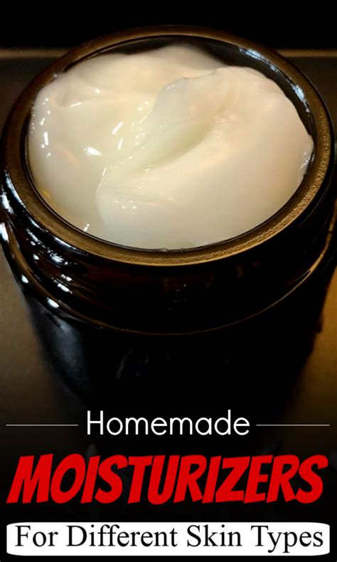 Best Homemade Moisturizers For Different Skin Types With