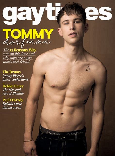 Out Loud Tommy Dorfman On The Cover Of Gaytimes