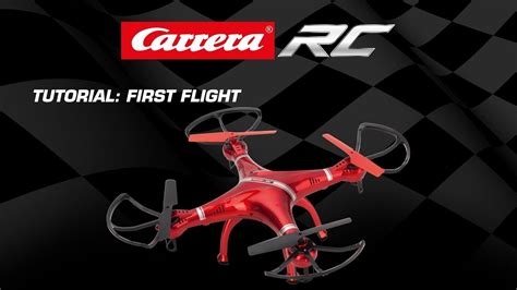 carrera rc quadrocopter  flight video  youtube