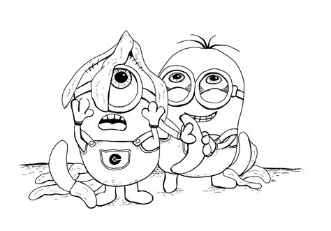 minions  bananas return  childhood adult coloring pages