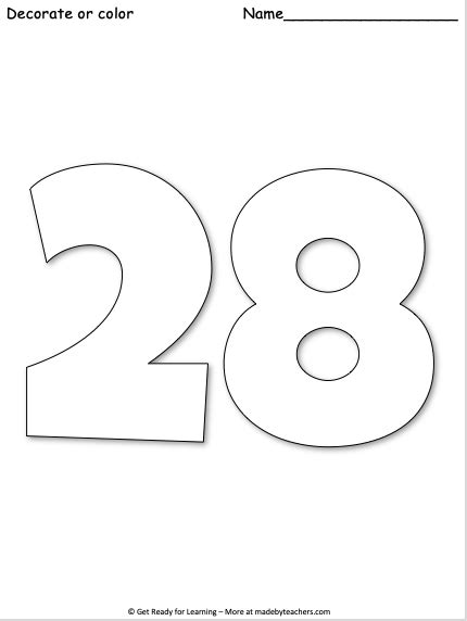 number  colouring pages images   finder