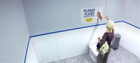 bathroom stunt pranks women with foam ejaculating shirtless hotties