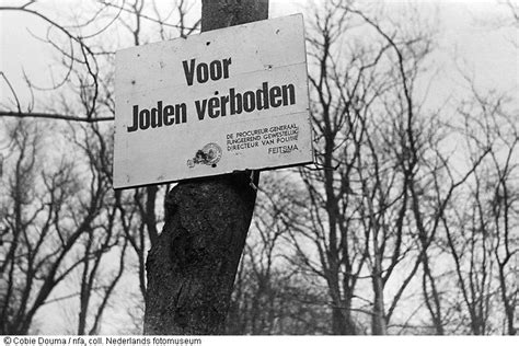 bord voor joden verboden omgeving winschoten  sign forbidden  jews winschoten