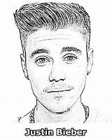 Justin Bieber Justinbieber Topcoloringpages sketch template