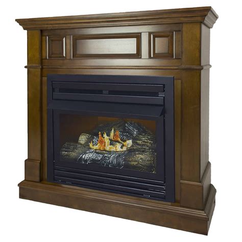 pleasant hearth   natural gas intermediate heritage vent  fireplace system  btu