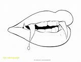 Vampire Coloring Pages Lips Halloween Drawing Fangs Printable Vampires Diaries Teeth Drawings Kids Templates Sheets Color Colouring Sketch Print Outline sketch template