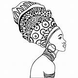 Afro Afrique Coloriage Africanas Africana Colorir Africain Dibujo Deborah Keeton Turban Motifs Africano Negra áfrica Desenhos Africane Africains Afroamericano Stacked sketch template