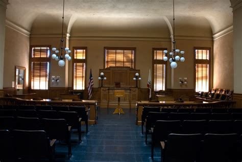 courtroom lighting