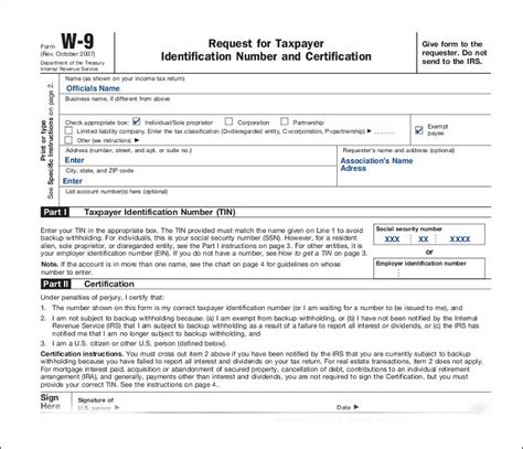 how to apply for a w9 form richard robie s template
