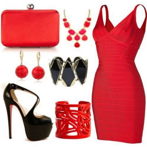 18 sexy and elegant valentine s day polyvore combinations