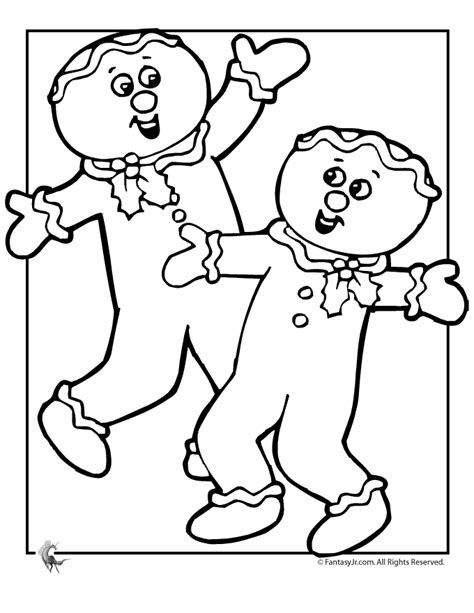 gingerbread man coloring page clip art library