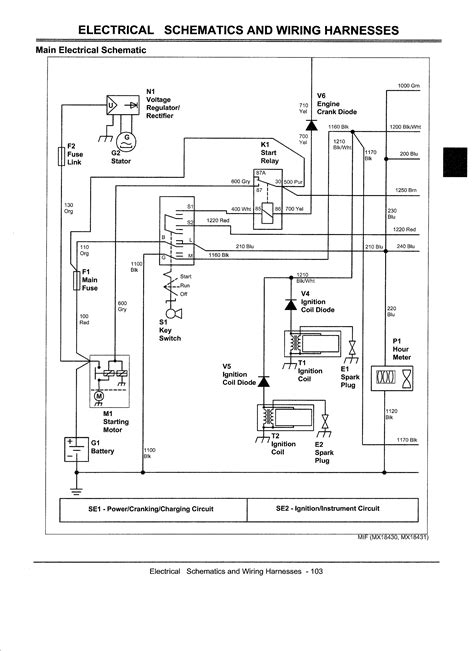 john deere  series wiring diagram easy wiring