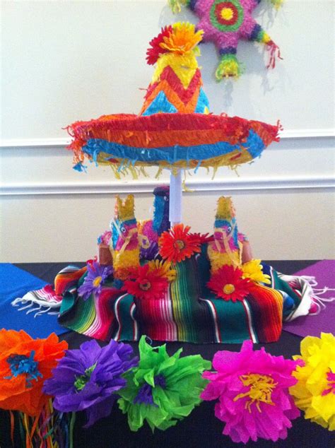 Fun Way To Use Blankets Mexican Party Decorations Mexican Party