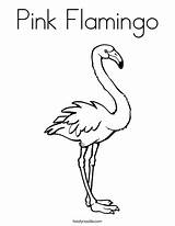 Coloring Pink Flamingo Pages Print Noodle Color Preschool Flamingos Twisty Drawing Printable Colouring Sheets Cartoon Line Kids Twistynoodle Bird Getdrawings sketch template