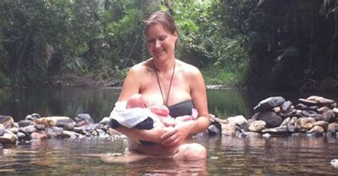 australian woman gives birth in a creek and we have the