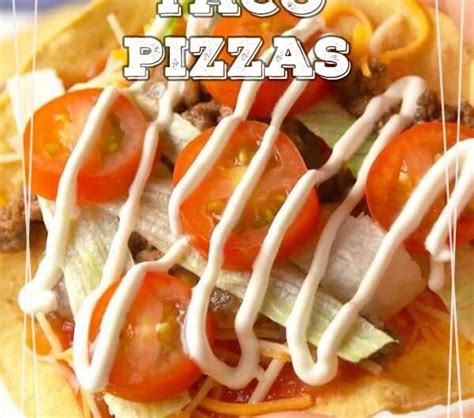 taco pizzas pin healthy recipes