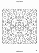 Coloring Arabic Pages Pattern Patterns Islamic Mandala Book Moroccan Color Colouring Dover Designs Books Embroidery Zentangle Choose Board Sheets Floral sketch template