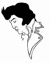Elvis Drawing Cartoon Line Getdrawings sketch template