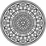 Mandala Mandalas Coloring Pages Points Color Para Colorear Colouring Books Adult Dificiles Pintar Tattoo Tangle Celtic Cathedral Printable Designs sketch template