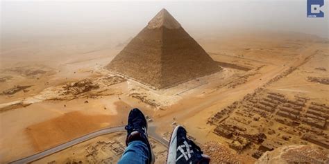 daredevil tourist scales the heights for pyramid scheme the times of israel