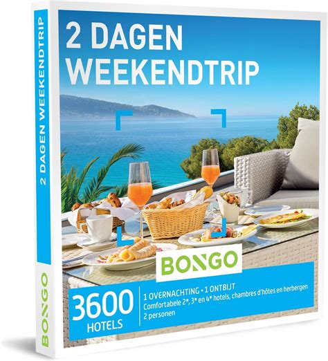 bolcom bongo bon  dagen weekendtrip cadeaubon cadeaukaart cadeau voor man  vrouw