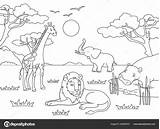 Children Dessin Coloriage Mammals Mainland Continente Mammiferi sketch template