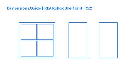 ikea kallax shelf unit  dimensions drawings dimensionscom