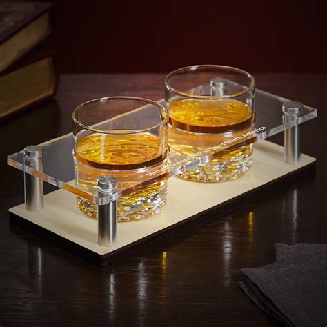 buckman executive presentation set with whiskey glasses 3 pc