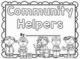 Community Helpers Worksheets Workers Grade Kindergarten Printable Book Preschool School First Teacherspayteachers sketch template