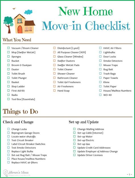 moving checklist        house topsdecorcom