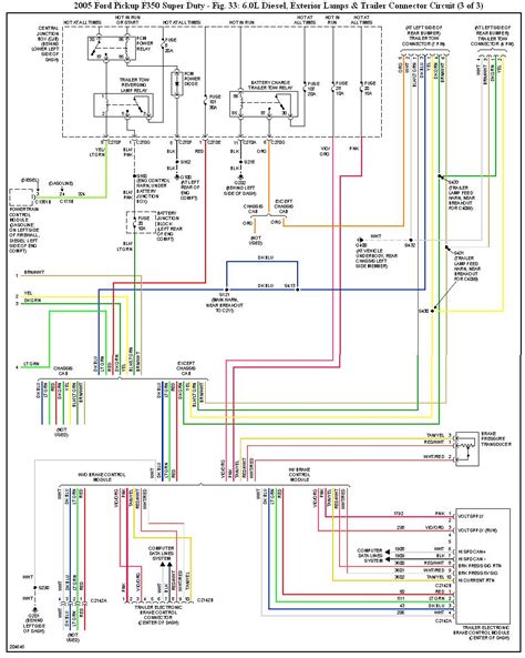 wiring diagram  ford exclusive tow command system