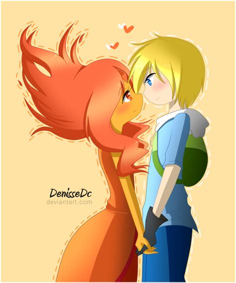 Immagine Finn X Flame Princess By Denissedc D6dyeb4 Png Adventure