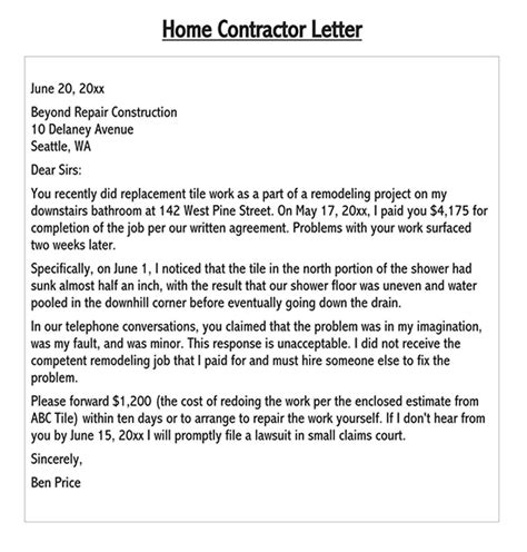 breach  contract demand letter texas onvacationswallcom