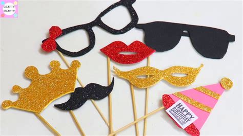 party props  home diy photobooth props idea kit