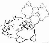 Kirby Coloring Pages Fire Cool2bkids Kids Mario Printable Ninja Sheets Game Outlines sketch template