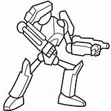 Coloring Pages Robot Fighting Robots Star Getcolorings Wars Color sketch template