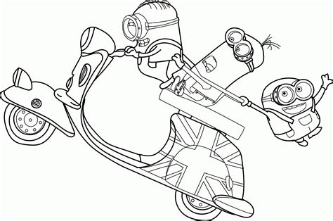 coloring pages minions clip art library