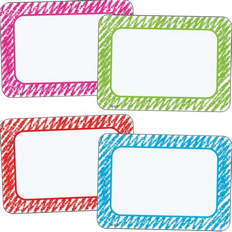 colorful scribble  tag labels