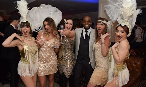 mandeville christmas party great gatsby themed night