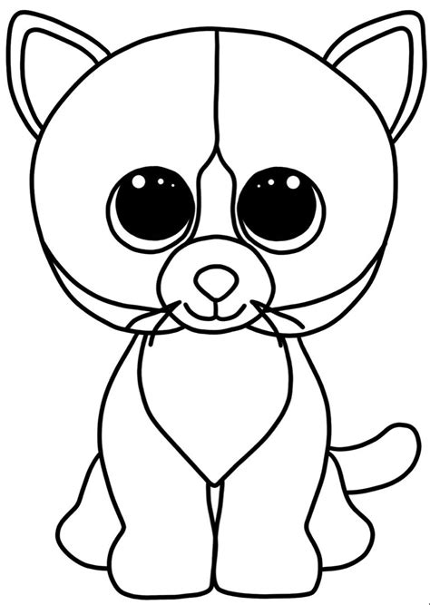 ty cat coloring pages stitch coloring pages cat coloring page