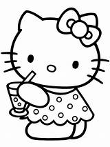 Cliparts Kitty Hello Coloring Printable Baby Pages Kids Favorites Add sketch template