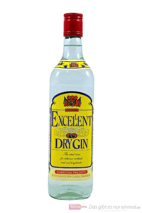 excellent dry gin  flasche