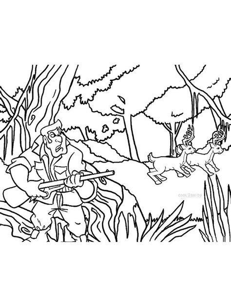 hunting coloring pages printable     collection  hunting