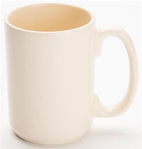 amazoncom american mug pottery ceramic coffee mug   usa ivory  oz pack