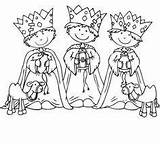 Koningen Drie Kiezen sketch template