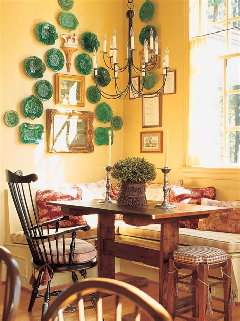 yellow french country dining room kitchen decor yellow