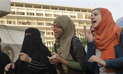 male mob attacks women at egypt anti sex assault rally